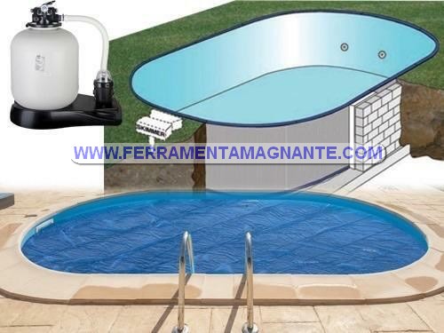 Piscina interrata ovale GRE